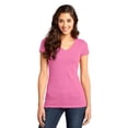 thumbnail image 1 of DISCONTINUADO District - Camiseta muy importante para jóvenes con cuello en V 4XL True Pink Distrito DT6501, 1 of 1