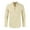 Khaki, variant on Men Clearance LYXSSBYX Mens Shirts Long Sleeve Clearance Men's Long Sleeve One Button Shirt with Pure Cotton and Linen In Summer
