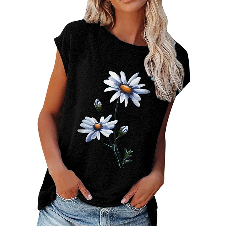 Sexy Dance Women's Daisy Flower Shirt