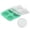 Mint Green, variant on Golf Ball Shaped 4-Connected Ice Model Tray Set, Funnel Silicone Ice Ball Mold, Flexible Freezer Maker for Whiskey, Cocktails and Cold Drinks, Easy Release Hockey Ice Model Tool