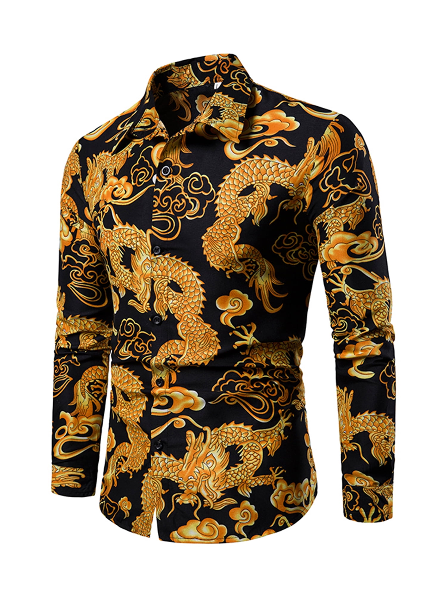 dragon print shirt