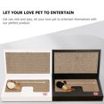 thumbnail image 2 of OULII Cat Scratching Board Laptop Shaped Paper Toy for Pet Use White Super Sturdy Construction Well Balanced Design 1 Set, 2 of 7