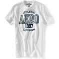 thumbnail image 1 of Aeropostale Athletic Aero 1987 - Camiseta gráfica para hombre, color blanco, XS Aeropostale Camiseta gráfica, 1 of 1