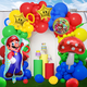 thumbnail image 1 of 143pzs Super Mario Bros Globos Decoraciones Para Fiesta Xtellar multicolor, 1 of 4