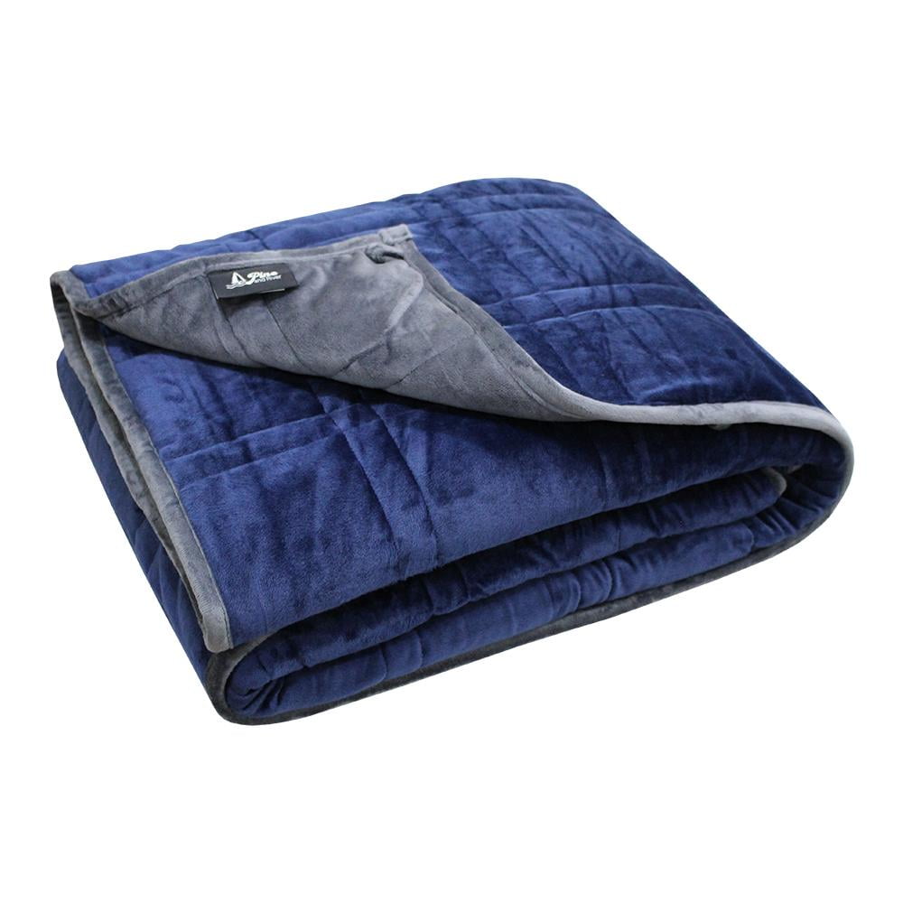 Ultra Plush Pine & River Weighted Blanket - | Minky Warm Luxury - (36