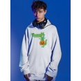 thumbnail image 2 of Funny Crocodile W Pumpkin  Hoodie Juniors -Image by Shutterstock,  Large, 2 of 4