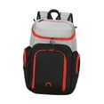 thumbnail image 2 of Mochila de baloncesto Sharpla bolsa para equipo deportivo gris y negro, 2 of 8