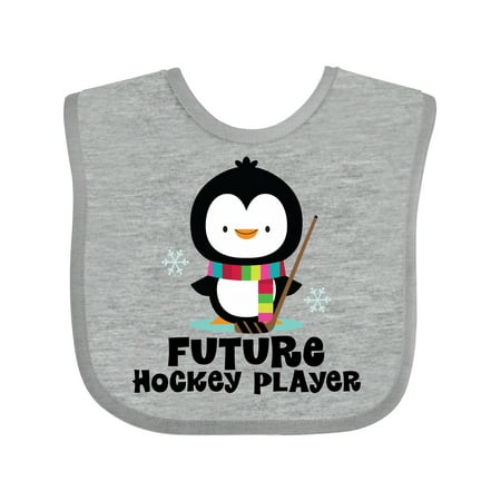 

Inktastic Future Hockey Player Penguin Gift Baby Boy or Baby Girl Bib