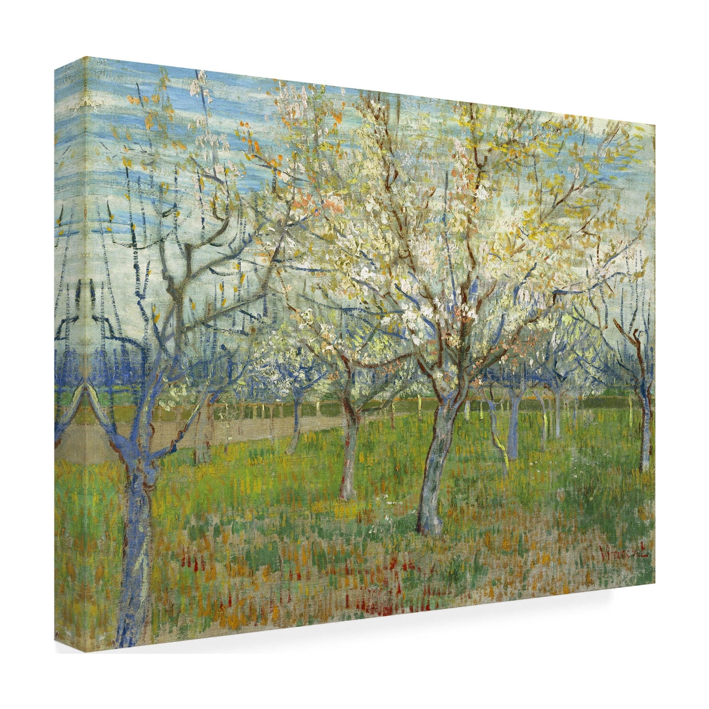 Van Gogh 'The Pink Orchard' Canvas Art
