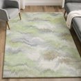 thumbnail image 6 of Addison Rugs Mayfield Premium Machine Washable Transitional Swirls Aloe Rectangle Rug, 8' x 10', 6 of 6