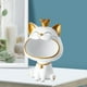 thumbnail image 5 of Escultura de gato de la suerte, adornos de resina, decoración para el hogar y la oficina, boca grande decorativa blanco, 5 of 9