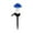 Blue, variant on Meitianfacai Cute Solar Mushroom Lights Outdoor Garden Stake Lights, Waterproof Solar Lighting for Outdoor Decoration