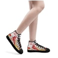 thumbnail image 6 of Cardinal A Piece Of My Heart Lives In Heaven High Top Canvas Shoes Sneakers Black Size 5, 6 of 7