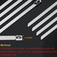thumbnail image 5 of Metal Zip Ties, Heavy Duty 304 Stainless Steel, Perfect For Outdoor Binding And High-Temperature Environments, Self-locking Cable Ties For Multi-purpose Applications, 5 of 5