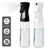 Tegance Plastic Spray Bottles 2 Pack, Stream Water Bottle for Cleaning Solutions, Plants, Pet, Essential Oils, Hair, Cooking