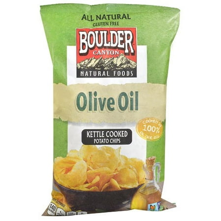Puka Shell Natural Pearl Chips - (2 Pack) Olive Oil Totally Natural Kettle Potato Chips, 5 Ounce -- 12 per case.