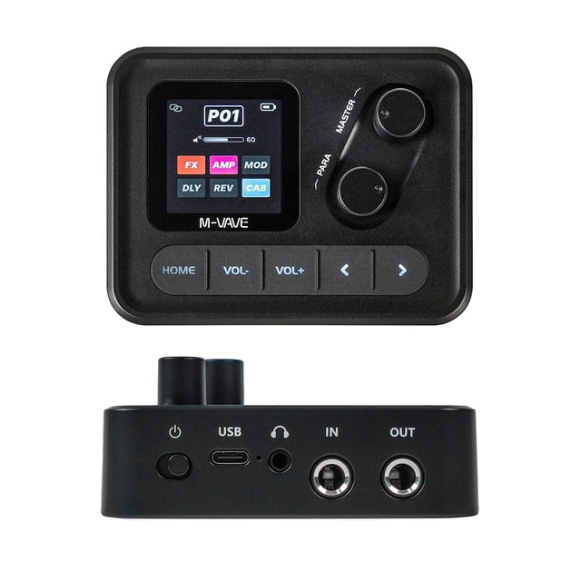 Procesador de efectos digitales para guitarra con pedal multiefectos M-VAVE