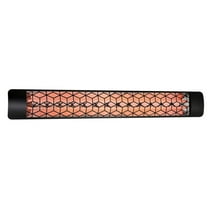Eurofase Heating - 6000 Watt Electric Infrared Dual Element Heater-240 Voltage-Black Finish-Stella Decorative Fascia