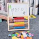 thumbnail image 5 of Herramienta de ábaco, herramienta de ábaco de madera multifunción, con tablero de dibujo de doble cara, adecuada para niños, niños pequeños y niños en edad preescolar. Siete rompecabezas., 5 of 7