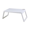 thumbnail image 1 of Mesa portátil para computadora portátil, mesa de regazo, bandeja para cama, mesa perezosa, mini mesa creativa multiusos Blanco, 1 of 9