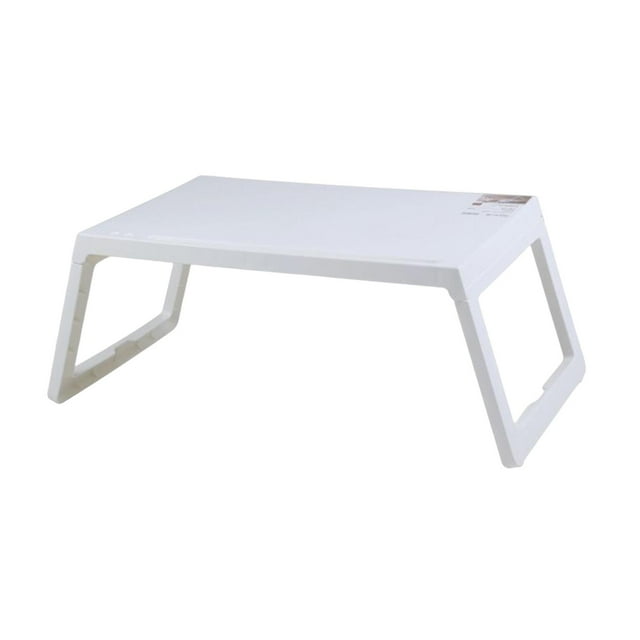 Mesa portátil para computadora portátil, mesa de regazo, bandeja para cama, mesa perezosa, mini mesa creativa multiusos Blanco