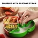 thumbnail image 5 of Juego de bandejas para comida de bebé con ventosa | Silicona de grado alimenticio con forma de fresa | Incluye cuchara, tenedor y pajita flexible | Vajilla autoalimentable sin BPA para niños pe, 5 of 5