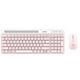 thumbnail image 1 of Kit Teclado y Mouse Acteck VIRTUOS SILK MK720 Inalambrico USB-C Rosa AC-936279, 1 of 6