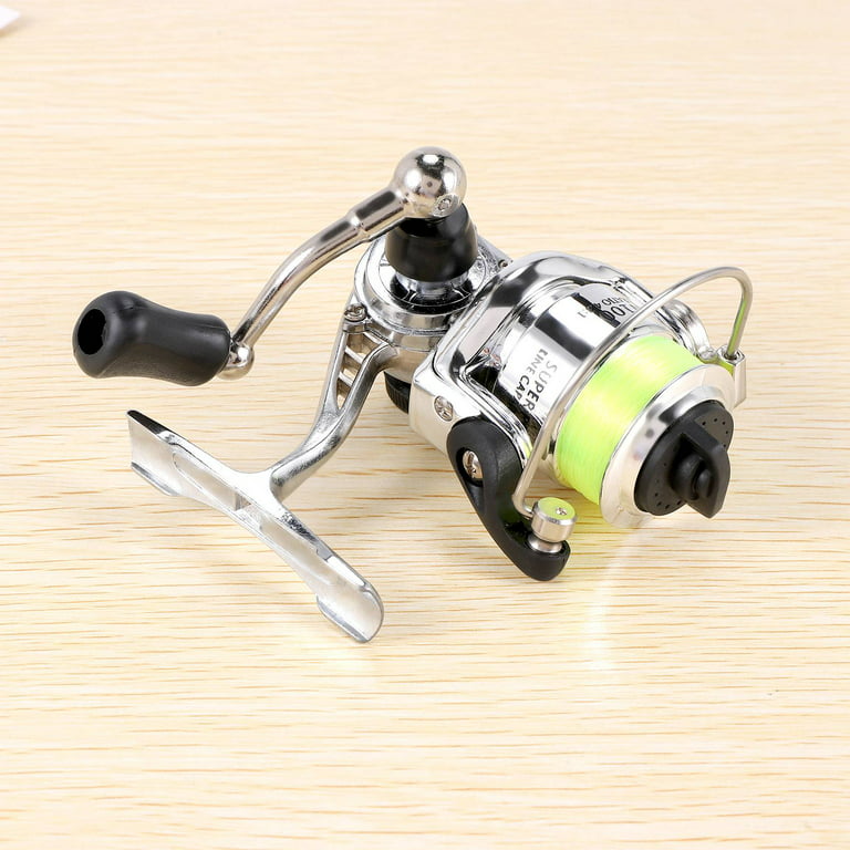 Mini 100 Pocket Spinning Fishing Reel Tackle Small 4.3:1 Metal Wheel 