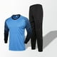 thumbnail image 3 of Uniforme de portero de fútbol para niños y hombres, camiseta de entrenamiento de manga larga con esponja protectora, camiseta de fútbol y pantalones, 3 of 5