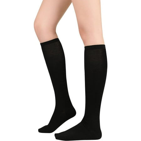 

Zando Women s Knee High Socks Athletic Thin Stripes Tube Socks High Stockings Outdoor Sport Socks