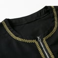 thumbnail image 4 of Styesk Chemises pour Hommes Robe Arabe Vêtements Musulmans pour Hommes Haut/chemise à Manches Longues Col Rond, 4 of 7