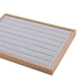 thumbnail image 6 of Wood Jewelry Trays Organizer Holder Display for Drawer Ear Necklace Lines, 6 of 7