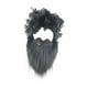 thumbnail image 5 of Conjunto de pelo y barba Fernando accesorios de disfraz de bigote para hombres barbas postizas negro, 5 of 8