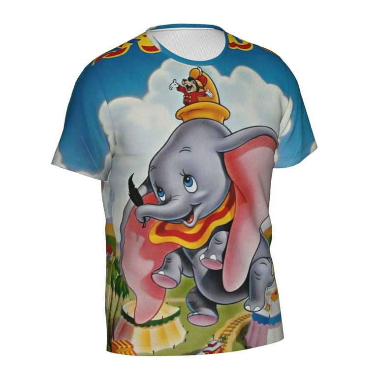 Dumbo T Shirt For Men Women, Graphic Print Casual Unisex Short