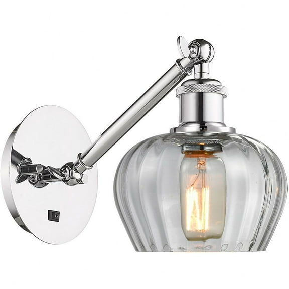 Innovations Lighting - Fenton - 1 Light Wall Sconce In Art Nouveau Style-9.88