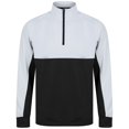 thumbnail image 1 of Finden & Hales Mens Colour Block Quarter Zip Tracksuit Top, 1 of 3