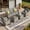 Dark Gray, variant on Vcatnet 4 Pieces Patio Outdoor Conversation Set High Back Wicker Rattan Furniture Outdoor Sectionals with Coffee Table, Dark Gray
