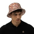 thumbnail image 6 of Kdxio Reflective Bucket Hat - Maneki-Neko Cats Print Bucket Hat for Men,Women, 6 of 9