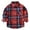Pink-1, variant on Otqutp 1-11Years Toddler Boy Plaid Shirts Jacket Long Sleeve Lapel Button Down Clothes Regular Fit Casual Pocket Outwear for Spring Fall(Blue-1,4-5 Years)