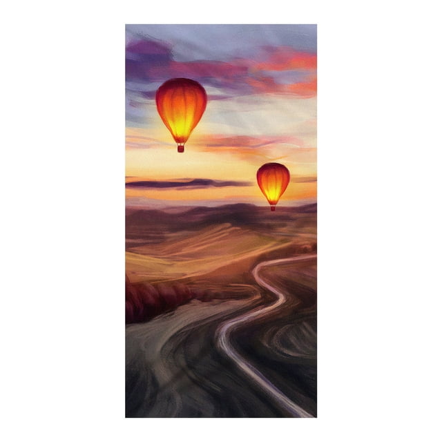 Pompotops Microfiber Beach Towel Super Lightweight Colorful Bath Towel Sandproof Beach Blanket Multi-Purpose Towel For Travel Swimming Pool 30x60 Inch Clearance
