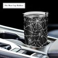 thumbnail image 5 of Halloween Tumbler Spider Web White Insulated Coffee Cup Back to School Beverage Container Office Travel Mug with Straw and Lid 20oz Holiday Gift Day of The Dead Present, 5 of 5