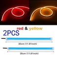thumbnail image 1 of Luces de circulación diurna DRL LED para motocicleta, tira de luces traseras que fluyen, lámpara de señal de giro impermeable, accesorios de estilo de coche, novedad, 1 of 5