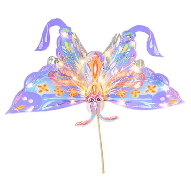 Kit de manualidades Macarena farolillos chinos Mariposa morada