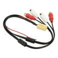 thumbnail image 1 of 4RCA Audio Cable, 6Pin Durable Car Subwoofer Line  ABS Wearproof  for VDO for, 1 of 7