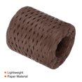 thumbnail image 3 of Uxcell Raffia Paper Craft Rope Ribbon 219 Yards Coffee for Decoration, 3 of 7