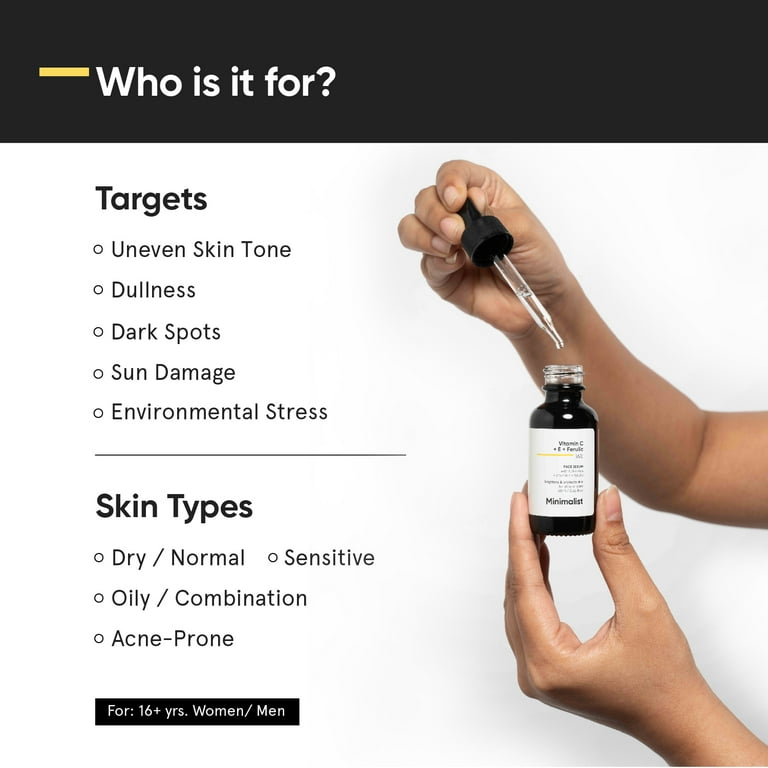 minimalist glutathione serum Brighten Up Your Day ✨ This Minimalist Vit C & Niacinamide serum is your  daily dose of glow! ✨ 🍊Vitamin C evens skin tone for a radiant complexion.  💧Niacinamide minimizes pores and