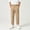 Khaki, variant on Lutiedan Boys Dress Pants Elastic Waist Uniform School Trousers Straight Leg Casual Baggy Pants with Pocket Sizes 5-15