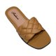 thumbnail image 4 of Sandalias deslizantes para mujer, diapositivas de moda para interiores y exteriores, elegantes sin cordones en cuero suave 36 37, 4 of 8