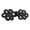 Black, variant on Cheongsam Frog Buttons Closure Sewing Fasteners for Sweater Coat Cheongsam Traditional Handcraft Accessories