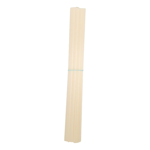 20 piezas de tiras de soldadura de PP, varilla de electrodos de soldadura, reparación de grietas, tira de soldador, reparación de parachoques de coche Amarillo